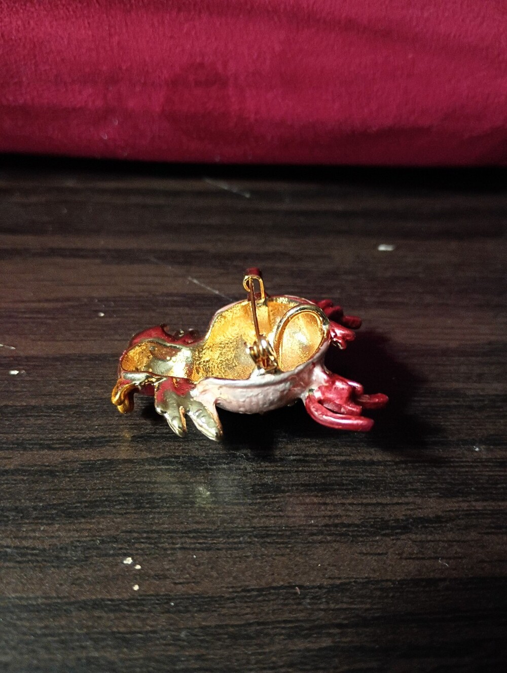 BETSY JOHNSON PINK OWL BROOCH PIN OR PENDANT. - Picture 3 of 3